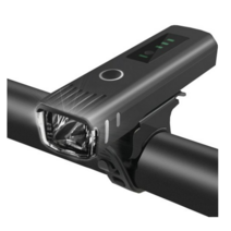 RAVER 자전거 스타 라이트 USB 충전식 전조등, 블랙, 2개