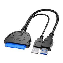 USB3.0 to SATA3케이블 2.5 HDD SSD 하드연결선 젠더, 단품