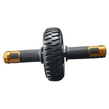 복근운동기구 뱃살빼는운동 복부다이어트 아랫배빼는운동 훈련 바퀴 강철 베어링 연습 적합, 검은색, 협력사