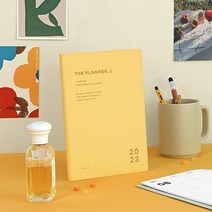 먼슬리 더 2023 L 플래너 아이코닉 다이어리 관 대학생 DIARY 위클리 스케줄러 업, 03크림민트