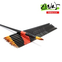 신진사 로빈 747 수채화붓 각종 크기 모음, 둥근붓/10호