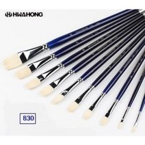화홍 830 유화붓 아크릴붓 7본세트 낱개 / 옵션선택, 12호
