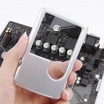 휴대용 LED 조명 독서 확대 경 사각 돋보기 2개 세트, 엘림헬스케어81 1, 엘림헬스케어81 본상품선택