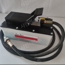 에어 유압펌프 공구 자키 실린더 압착기 UDT 풋, 2.3리터펌프+3m튜브+수커넥터+공기공급헤드, 1개