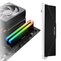 EZDIY-FAB 5V ARGB 메모리 RAM 쿨러 DDR 방열판 DIY PC 게임 MOD DDR3 DDR4용 (ASUS Aura Sync GIGABYTE RGB 퓨전 및 MS