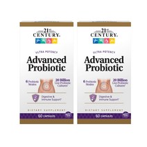 21st Century 21세기 센츄리 어드밴스 프로바이오틱 200억 유산균 60정 2팩 Advanced Probiotic, 2개