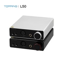 TOPPING L50 pass through NFCA Headphone Amplifier SE+BAL Input Audio Amp 6.35mm/4 pin XLR Output, silver