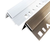 데코논슬립 F자 재료분리대(3mm) 2.4M(2Color) _몰딩 마루몰딩 바닥타일 타일마감 마감재 꼼꼼이 코너비드 ㄱ자, 헹켈색
