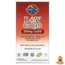 Garden of Life RAW 코큐텐 비건 CoQ10 200mg 60정, 상품