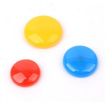 원형 냉장고 게시판 메모판 자석 문구 게시판마그넷, 1개, 컬러원형 소 10P (3cm)