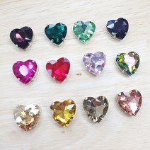 18mm하트 캡보석 (5개), 렌뎀혼합