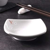 백청아 사각찬기 2호 멜라민 업소용 그릇 접시 식당 식기