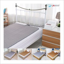 한빛 OMC 원단 1mm 초슬림 무소음 숨쉬는 보일러 온수 매트 2L 대용량 싱글 더블, 더블(원난방), 브라운