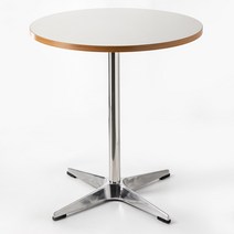 허먼밀러 eames table 임스 그린 라운드 테이블 다이닝 카페 식탁, 라운드 테이블 화이트-실버 받침