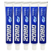 2080 어드밴스블루 치약 50g 대용량 벌크 여행용 휴대용 업소용, 5개