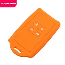 Jameo-자동차 실리콘 키 케이스 보호 커버 홀더 르노 콜레오스 카다르 삼성 QM5 QM6 2016-2020, WHITE