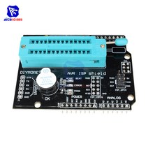 Diymore AVR ISP Arduino R3 용 프로그래밍 가능한 확장 실드 보드 모듈 Mega2560 Atmega328P Nano Pro 부