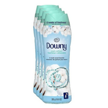 [4개 묶음] Downy 다우니 데오도라이저 쿨코튼 향기부스터 285g 퍼퓸쥬얼 섬유연제, 4개