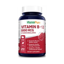NusaPure 누사퓨어 비타민 B12 시아노코발라민 5000mcg 150정
