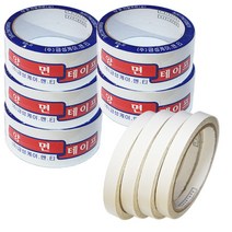 금성 양면테이프12mm x 4EA 5개 위너 테이프 사계절 강력접착