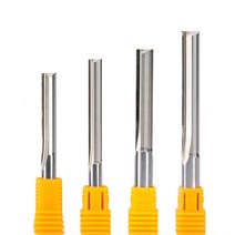 목재 밀링 커터 솔리드 카바이드 폼 MDF 합판 CNC 엔드밀 6mm 2개의 더블 플루트 슬롯 목공 비트 10개, 02 6x17