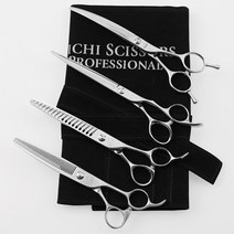 아이치 애견미용가위 전문가용 틴닝 숱가위 커브 커트 가위 AI-EXSIC (가위집 증정), [단품] AI-EXSIC 커트가위, 7.0 실버