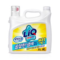 리큐 진한겔 꿉꿉한 냄새 싹 액체세제, 6L, 1개