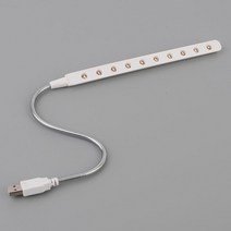장거리 비행 야간 USB LED 스탠드 조명 무드등추천 자취방꾸미기 셀프인테리어 편안한눈, 10구
