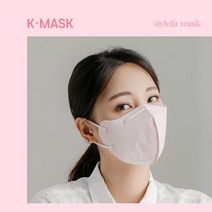 [K-MASK]]숨편한 귀편한 보풀없는 스타일리쉬한 패션 컬러 마스크 6종(5매입) 국산 원자재 생산 제품 100매, 베이비 핑크, 중형 100매