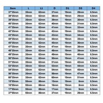 땅파는기계 땅파기 1pc hss 구멍 커터 6 60mm weldon 생크 구멍 톱 중공 드릴 비트 hss 코어 드릴 비트 금속 드릴링 도구, 47x35mm