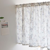 코지코튼 다즐링 린넨텐셀 롱바란스(2size) 가리개커튼