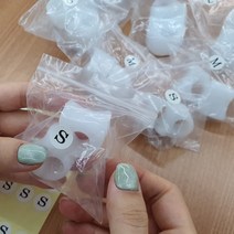 간편 확인 사이즈 스티커 의류 라벨 제품 상품 치수 포장 표시 표기 창고 폴리 정리 쇼핑몰 재고 사입 XS