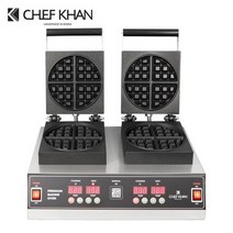 업소용 영업용 와플 만드는기계 2구 벨기에 와플기