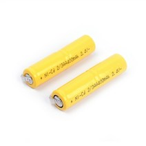 원격 제어 자동차 LED 램프용 NI-CD 배터리 팩 니켈 카드뮴 충전식 2.4V 400mAh 2 3AA 1 개 2 4 개, 02 2pcs battery