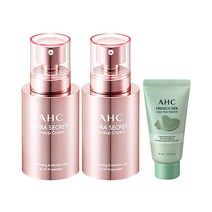 AHC 아우라 시크릿 톤업크림 50g x2 + 그린머드 클렌저 30ml, 상세페이지 참조