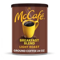 McCafe Breakfast Blend 맥카페 블렉퍼스트 브랜드 라이트 로스트 그라운드 커피 24oz(680g)