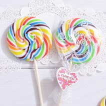 롤리팝 막대 사탕 (대10개) 화이트데이 캔디 선물, 단품