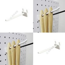 페그보고리100 흰색 4개입 주방타공판 타공판걸이 타공판고리 벽면타공판 타공판인테리어 나무타공판 타공판설