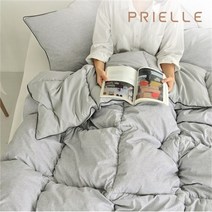 쁘리엘르 시그니처 구스 차렵이불베개세트SS 1.7KG
