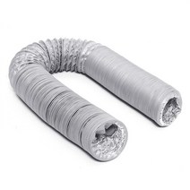 2-8M 호일 덕트 피팅 주방 유연한 배기 인라인 팬 에어컨 콘센트, 06 Diameter 150mm_02 length 3M