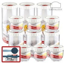 락앤락 인터락 냉장고 도어포켓 정리 보관용기 밀폐용기 12p, 2세트