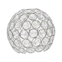 GHSHOP 천장 조명 그늘 교체 커버 샹들리에 크리스탈 전등갓, 금속, 은