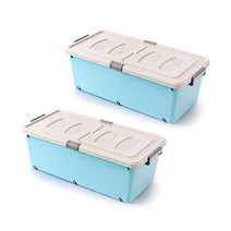 언더베드 플라스틱 리빙박스 80L 48L 바퀴有 0.0524ea, SH_ 언더베드 80L2P_핑크, SH_ 본상품선택