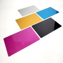 레이저 각인 인쇄 알루미늄 금속 아노다이징 네임 명함 사진 카드 제작 만들기 명판 마킹기 용품 재료 50p, D 분