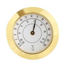자기온습도기록계 온습도 기록용지 기록지 시가 Humidor 정밀 수분 측정기 도구에 대한 미니 금속 습도계 28mm 318EA 9, 01 38mm