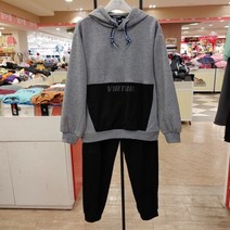 JCB NC05 주니어 공용 봄 가을 후드 조거 트레이닝 상하세트 JBS8R106 G