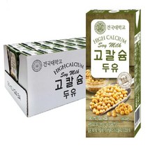 건국대학교 고칼슘 두유 190ml 24입 선물용 1개 총24개입, 24개