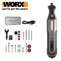 웍스 충전 로터리 툴 무선 연마기 조각기 그라인더 8V WX106
