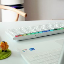 몬스타기어 미니키프로 RGB 유무선 2.4G 블루투스 슬림 무선키보드, 미니키PRO(갈축)