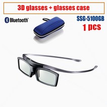 VR 안경 기어vr vrbox gearvr pcvr 삼성 소니 엡손 3D TV 시리즈용 공식 안경 ssg-500GB 블루투스 액티브, 0 With BOX pcs